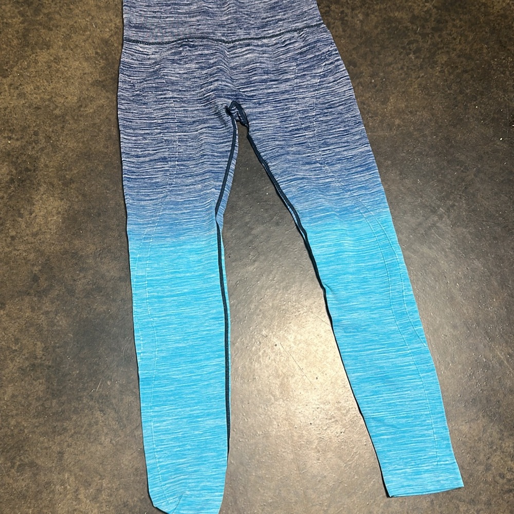 Kids Blue Gradient Leggings